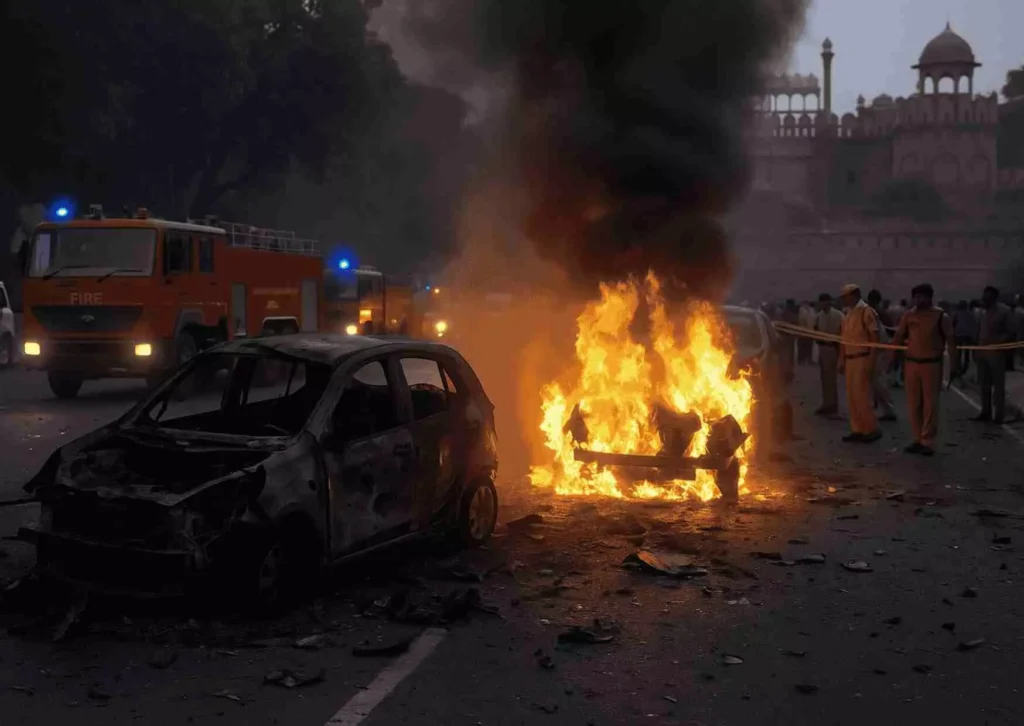 Car bomb explodes near Red Fort in Delhi